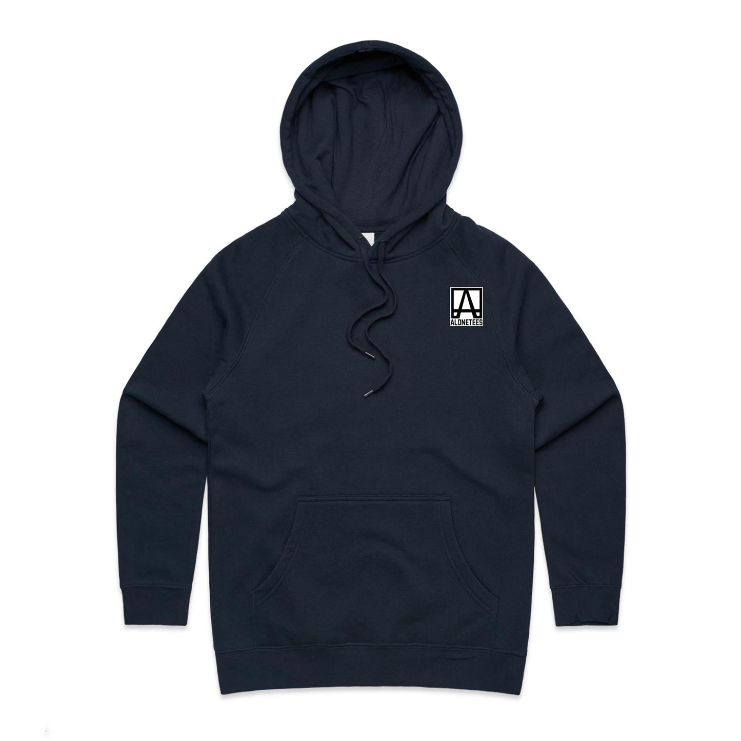 Launch Logo Pullover Hoodie (Women’s) — AloneTees 2025 Drop