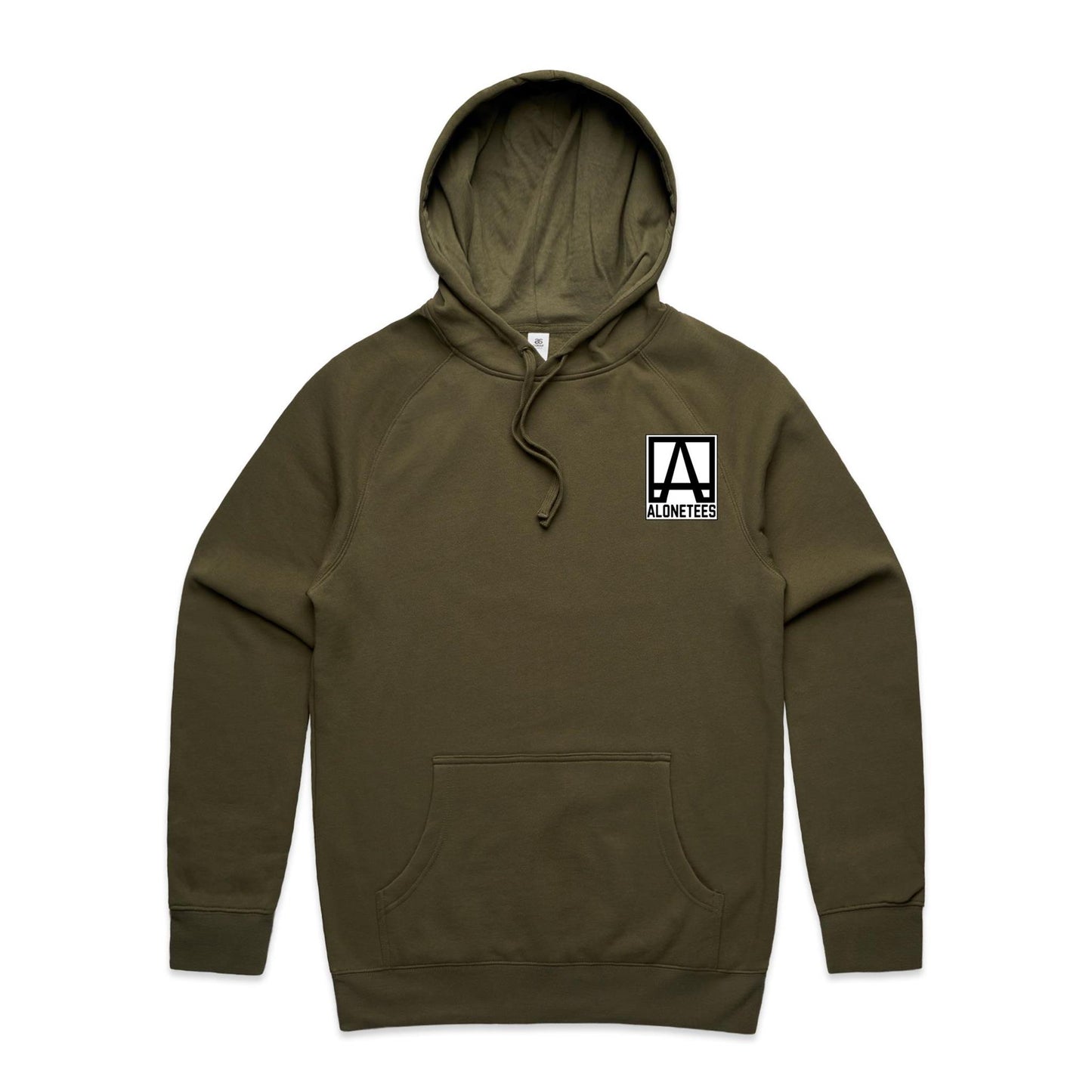 Launch Logo Pullover Hoodie (Men’s) — AloneTees 2025 Drop