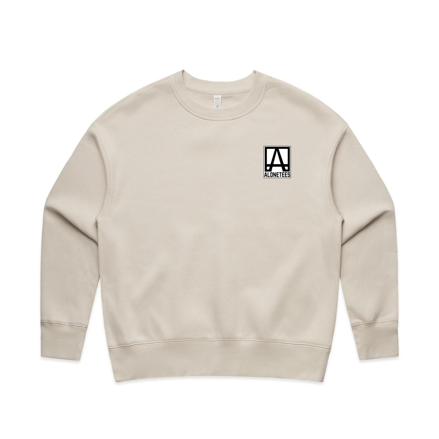 Launch Logo Fleece Crew (Women’s) — AloneTees 2025 Drop