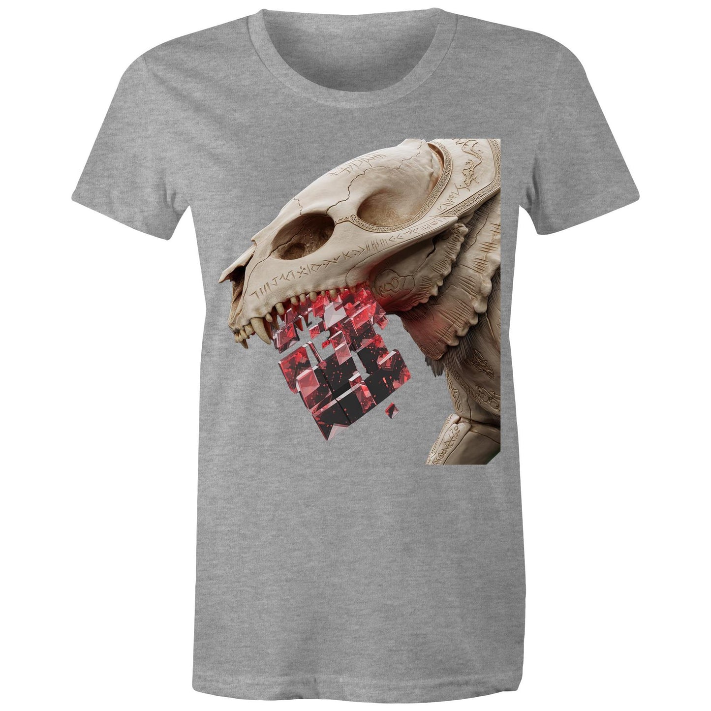 02//BONE “HEATR” Women’s T-Shirt
