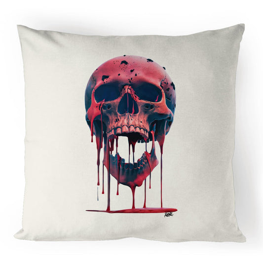 //H:25_PINKSKULL CUSHION COVER
