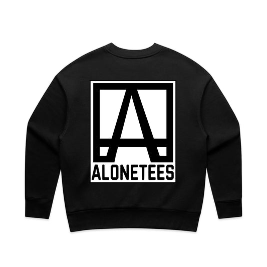 Launch Logo Fleece Crew (Women’s) — AloneTees 2025 Drop
