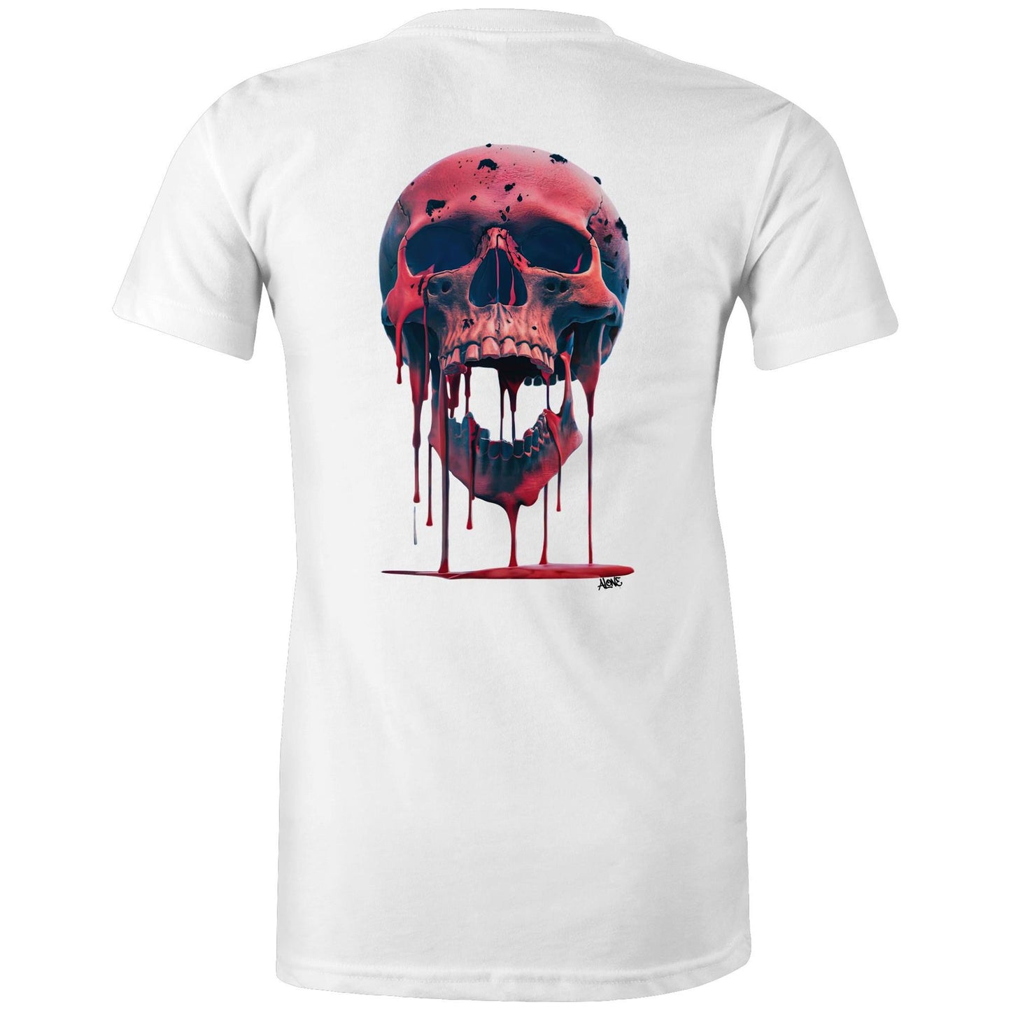 //H:25_PINKSKULL Womens T-Shirt