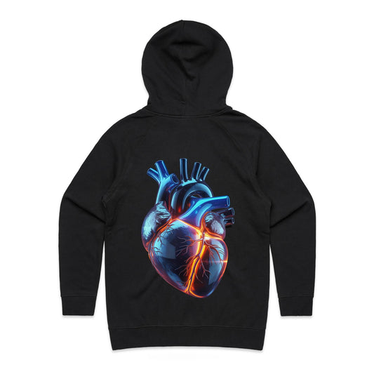 Halloween 2025 Supply Hood Womens — Heart — AloneTees