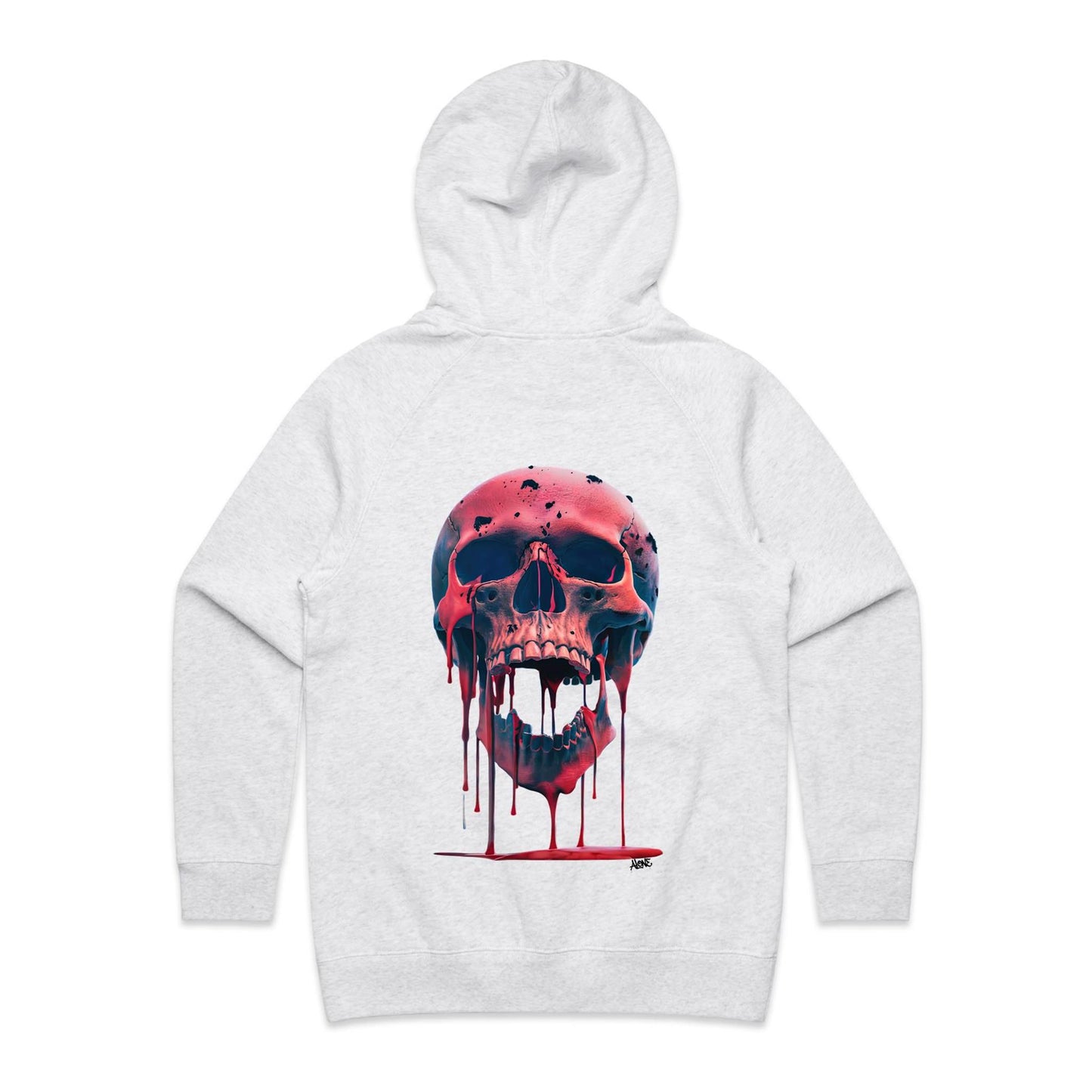 Halloween 2025 Supply Hood Womens — Pink Skull — AloneTees
