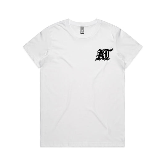 AloneTees “AT” Logo T-Shirt — Women’s Fit